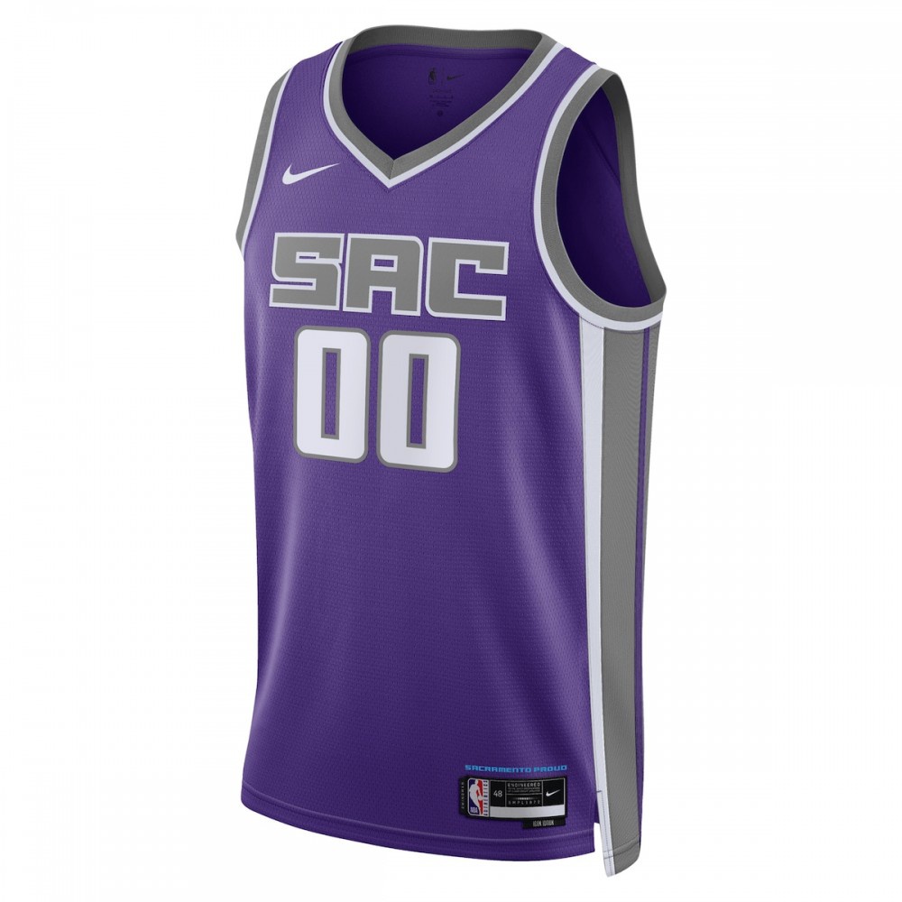 Sacramento Kings Unisex 2022/23 Swingman Custom Jersey Purple - Icon Edition-Pro Kit Vault | Brand New 26/27 Sports Jerseys